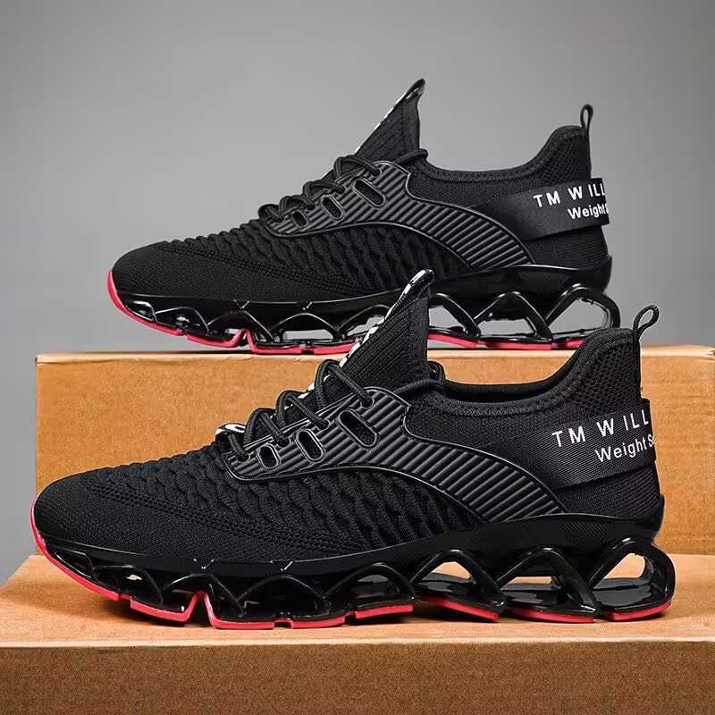 Mens Trainers Air Cushion Running Fashion Shoes Casual Breathable Walking Tennis Gym Athletic Sports SneakersC250325