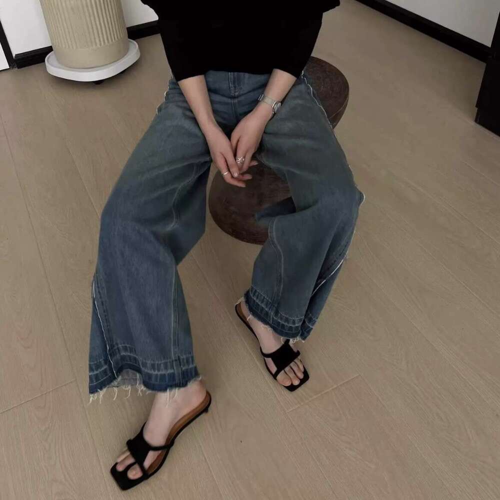 Sheepskin Version ~ French Niche Style Stiletto Heel One-Strap Sandals for Women Outdoor Wear 2025 Summer Elegant Suede Square Toe Slippers