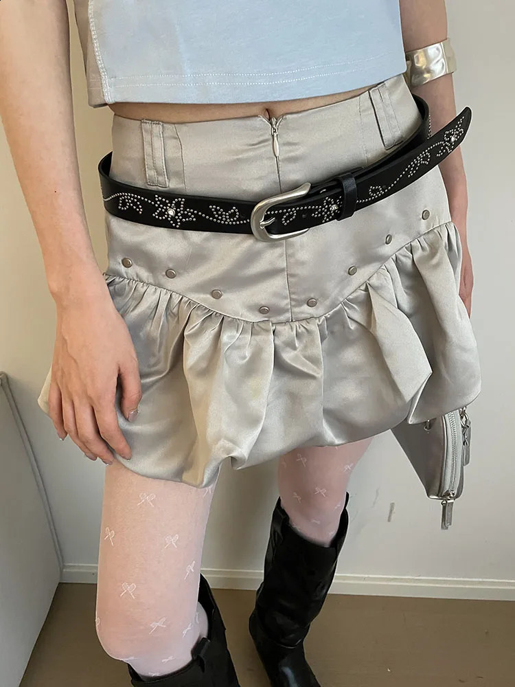 Rivet Y2k Belt For Women Accessory Skirt Versatile Jeans Belt Leather Belt With A Unique High-End Feel To Cinch The 250523