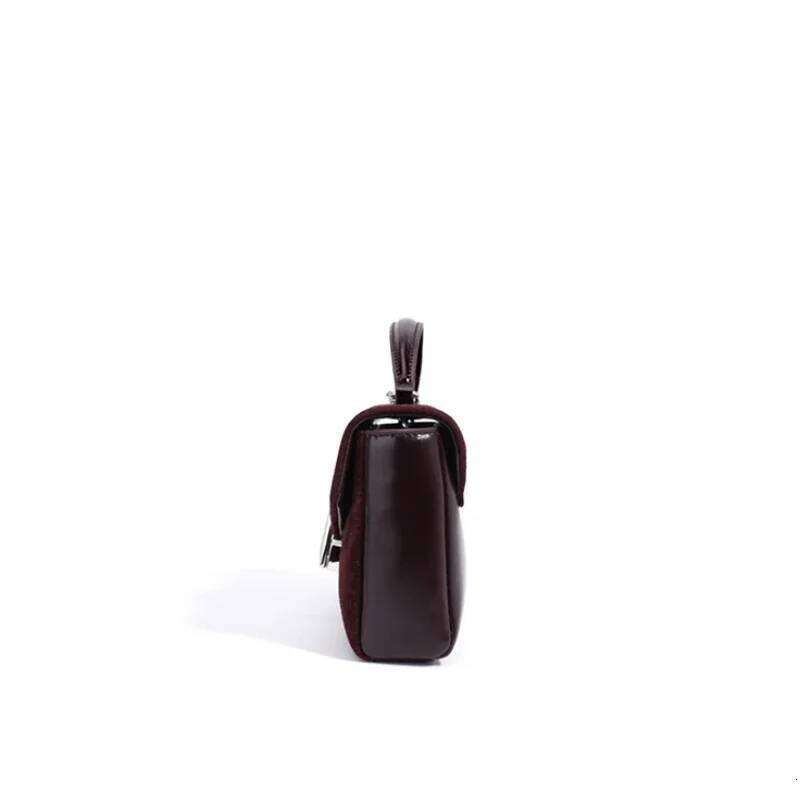 Vintage Genuine Leather Matte Underarm Small Shoulder Bags For Women 2025 Trend Designer Flap Crossbody Ladies Handbags Purses