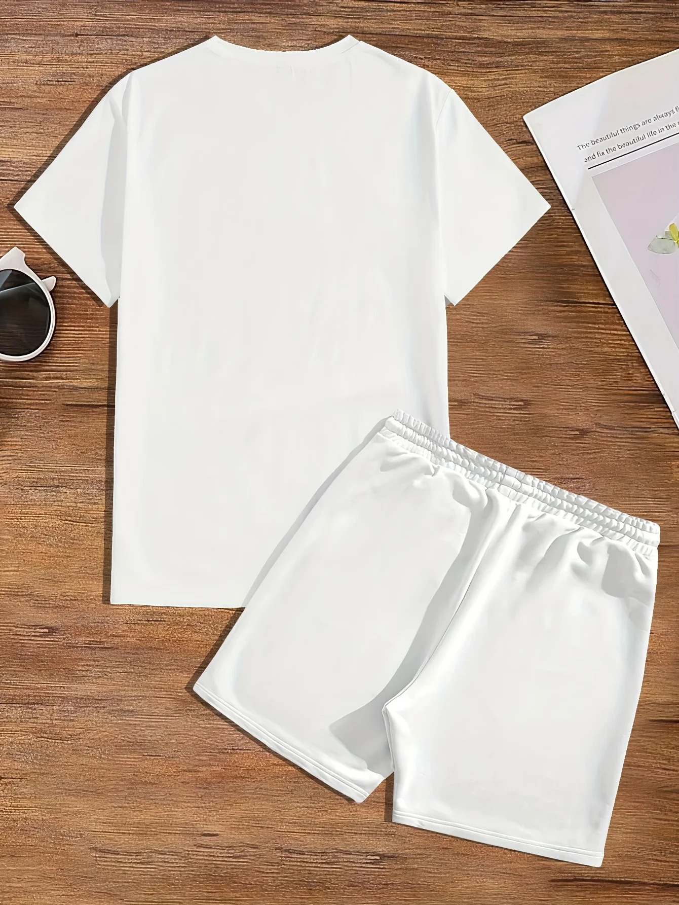 Summer 2025 mens suit with letter prints casual and fashionable outdoor lightweight breathable polyester wear 250520Z