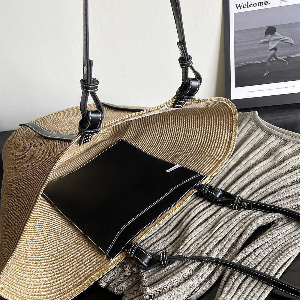 Leisure Large Capacity Leisure Woven Bag Summer New Korean Version Handbag Shoulder Bag Beach Bag Trend