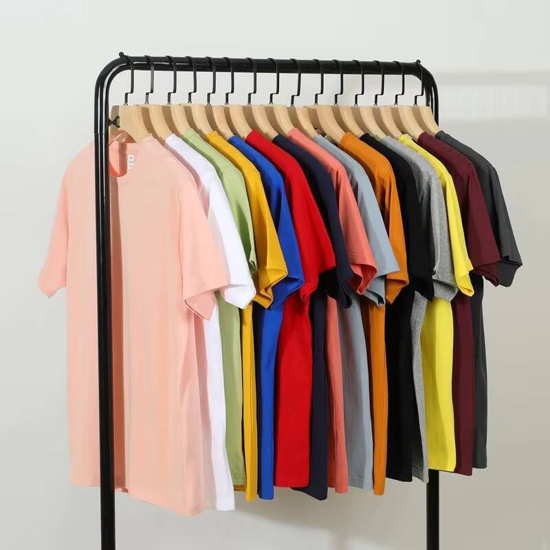 High-Quality Your Brand Logo 100% Cotton O-Neck Blank Solid Color Casual Men's T-Shirt