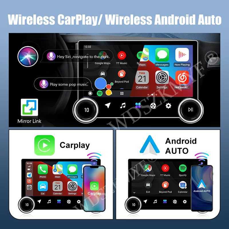 Car dvr 2025 New Dual twist 10.1Universal Car Radio Android Auto CarPlay 2din Multimedia Player GPS car Intelligent Systems R250529