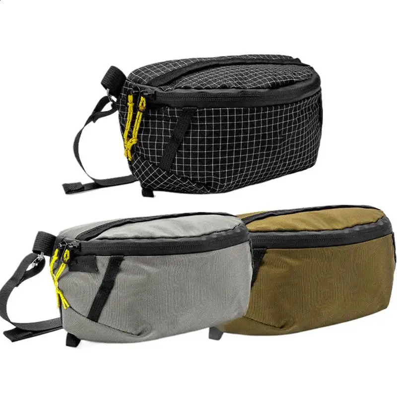 Mobile Phone Case Pouch Waist Bag Waterproof Nylon Multifunction Casual Men Waist Pack with Strap Adjustable for Traveling 250522