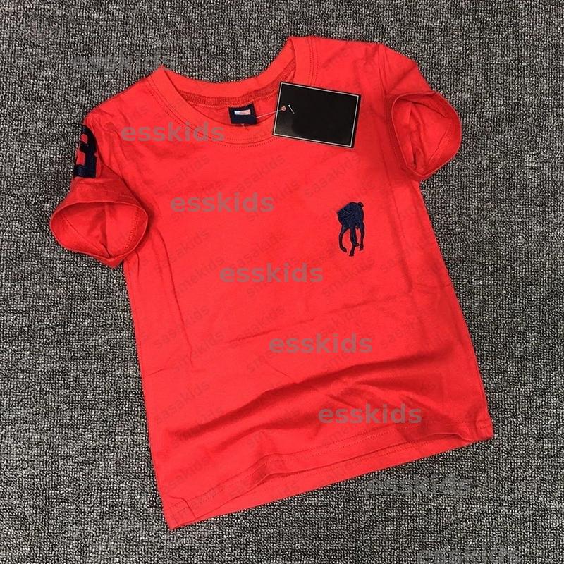 Summer pure cotton short sleeved T-shirt new boys casual round neck tshirt fashion childrens tops classic print kids clothes 90-160 CSD2505291 y250607