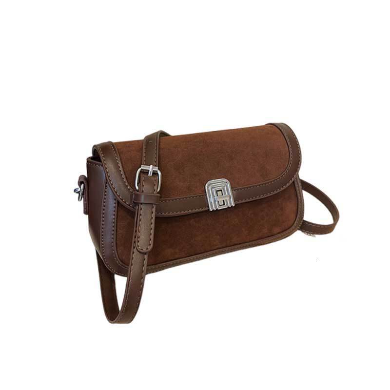 Fashionable texture 2023 new women's autumn and winter popular versatile crossbody single shoulder underarm small square bag