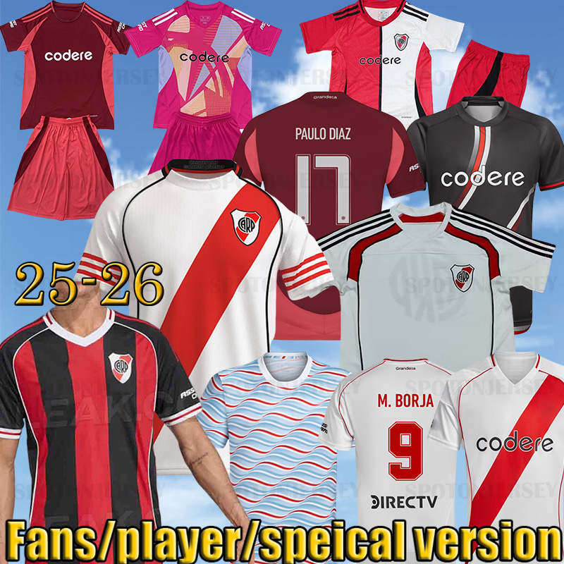 25 26 River plate jerseys BARCO camisetas Men Kids Kits Sets 24 25 26 football shirts equipments River plate kids