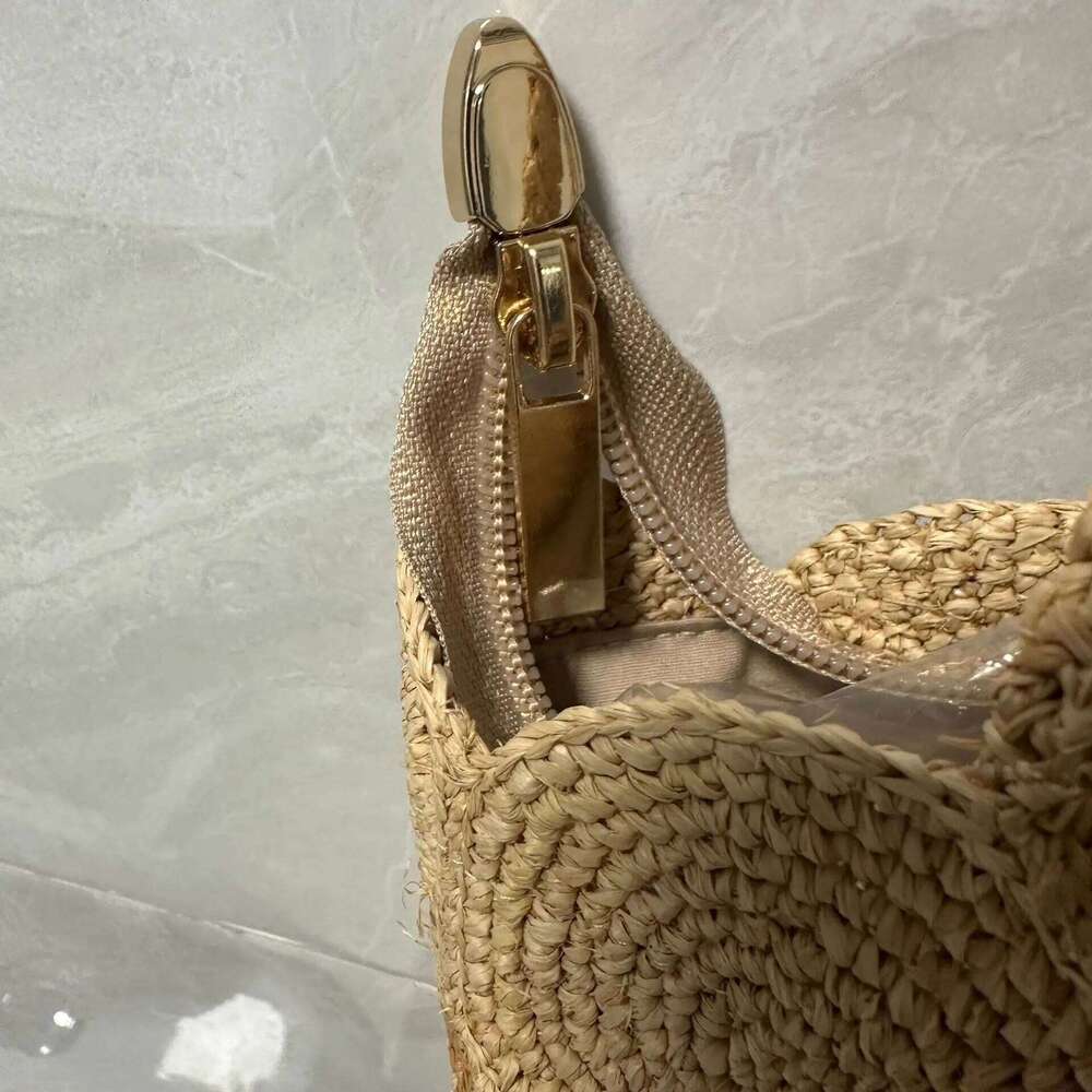 Bohemian Raffia Straw Handmade Woven Tote For Women Handbag Summer Travel Beach Bag Designer Shoulder Bags Shopper NEW