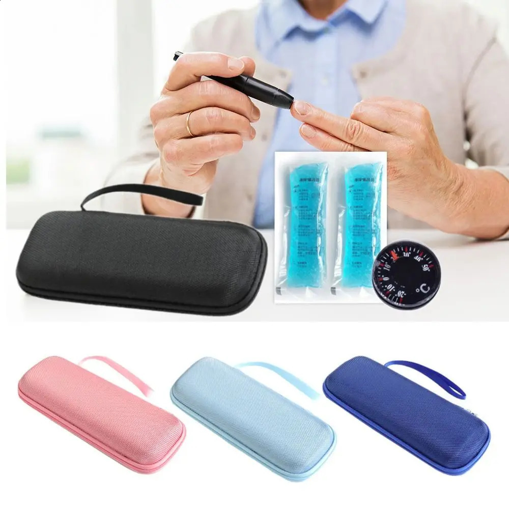 Waterproof Insulin Cooling Bag Portable EVA Thermal Insulated Cooler with Gel Pen for Diabetics 250528