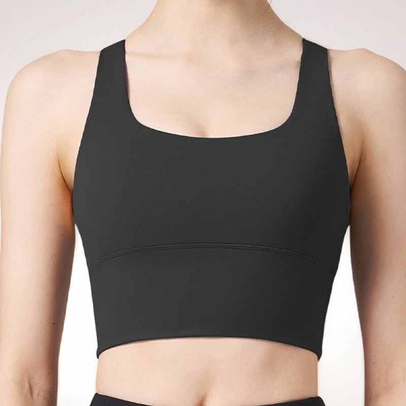 Breathable Seamless Workout Tank Tops w/ Concealed Supportive Bras Suitable for High Impact Exercises