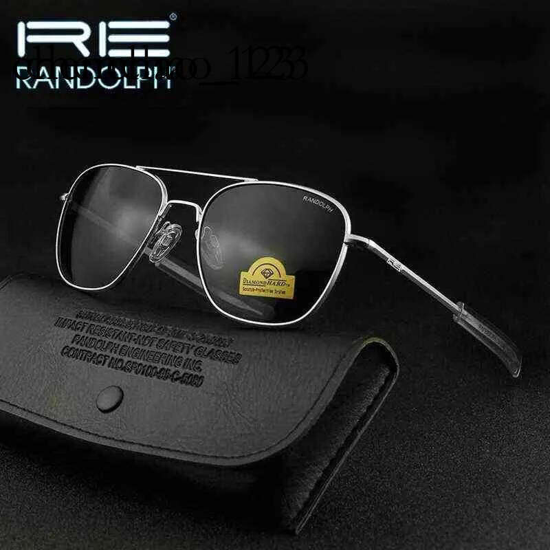 Sunglasses Randolph Re Men Woman Brand Designer Vintage American Army Military Sun Glasses Aviation Gafas De Sol Hombre gift