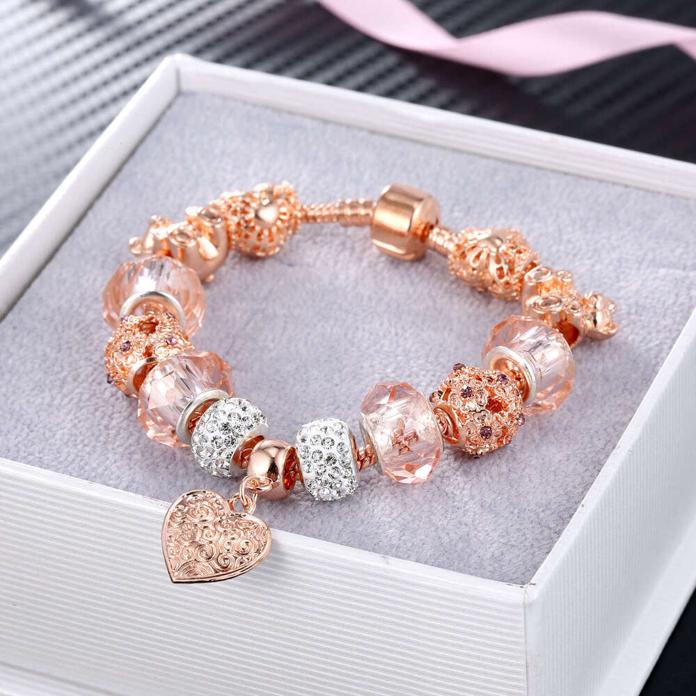 Hot Selling Jewelry DIY Alloy Large Hole Beaded Handmade Inlaid Dia Tibetan Sier Bracelet