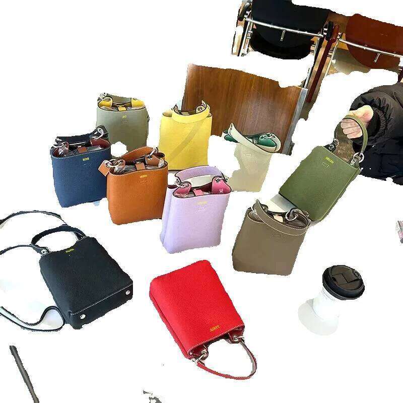 Designer Luxury Designer Luxury Cowhide Custom Name Crossbody Bag Fashion Spring Summer New Designer Handbags For Woman Large Capacity Party Bucket Ba