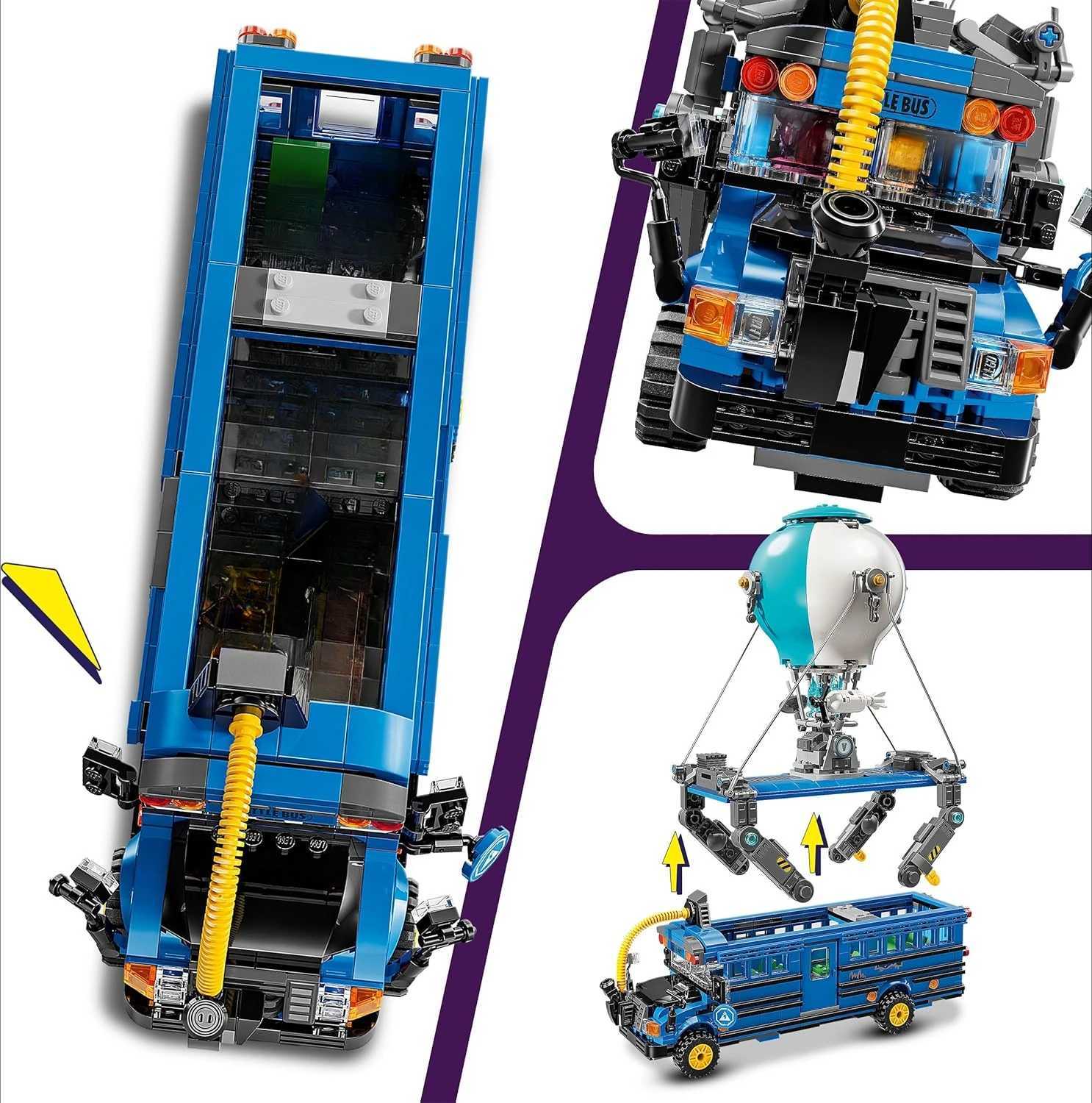 954pcs 2025 NEW Battle Model Bus Building Blocks Bricks Set Educational Toys For Children Birthday Gift Vehicle Gift for Boys W250529