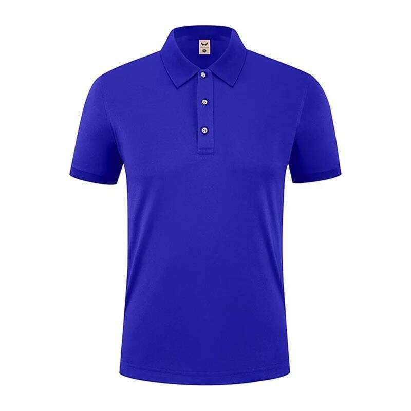Men's Solid Short Sleeve Polo Fashion, Asian Size S-4XL, 21 Color Options Available for Summer Casual Wear