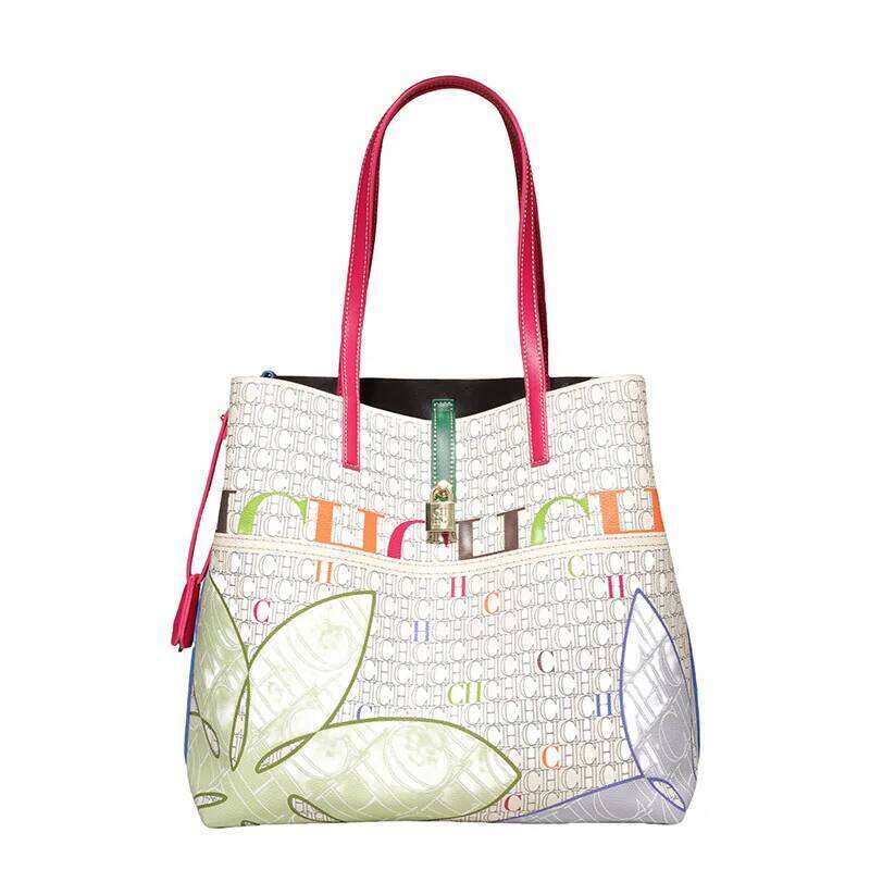 CH High Feeling Simple Alphabet Print Design Handbag Daily Commuter Style Fashion Ladies Small Bag