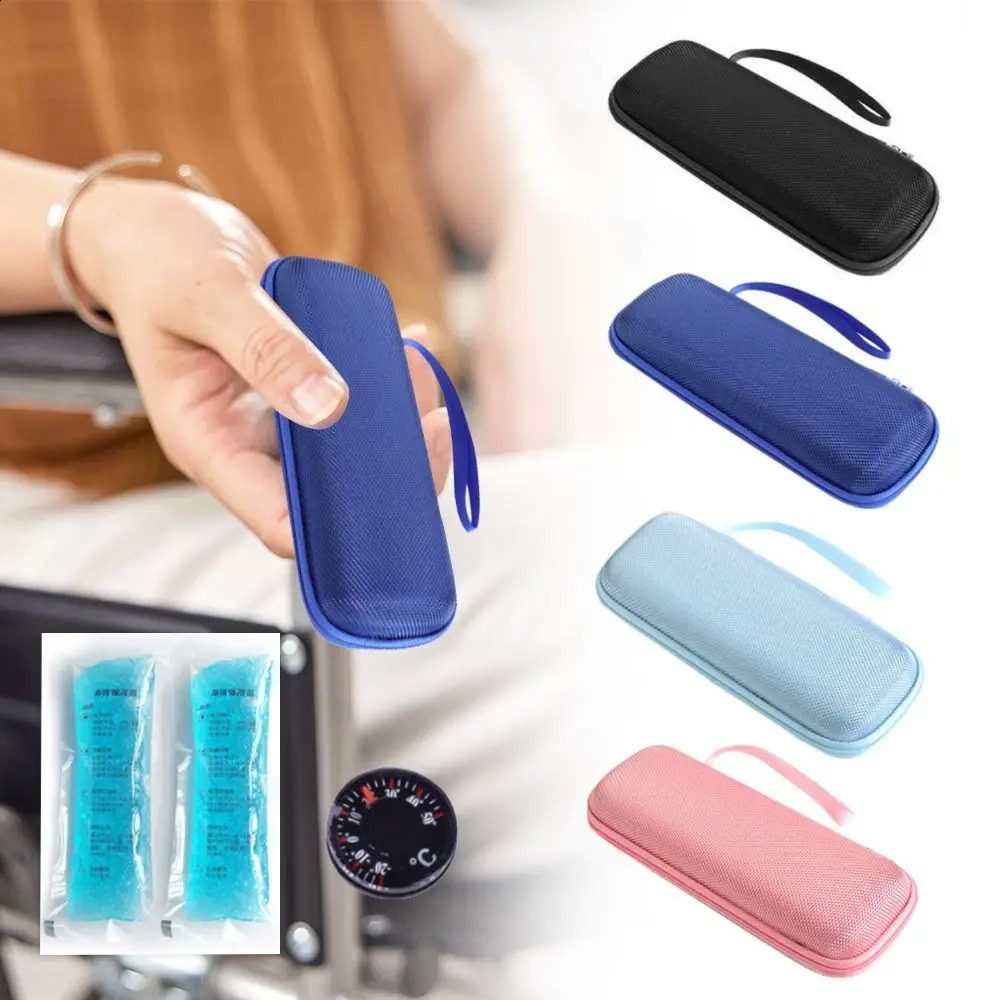 Waterproof Insulin Cooling Bag Portable EVA Thermal Insulated Cooler with Gel Pen for Diabetics 250528