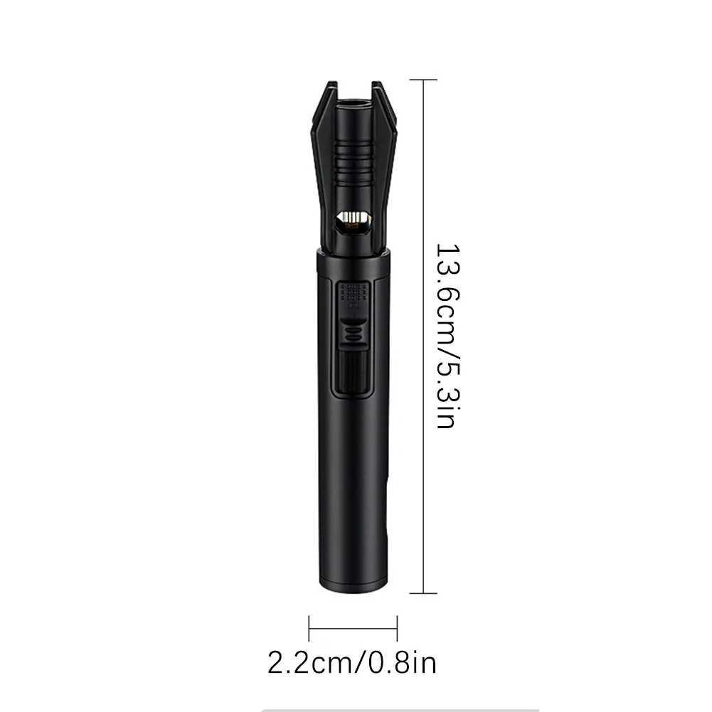 Metal Jet-Lighter Compact Portable Blue Flames Torches Lighter For Camping T250529