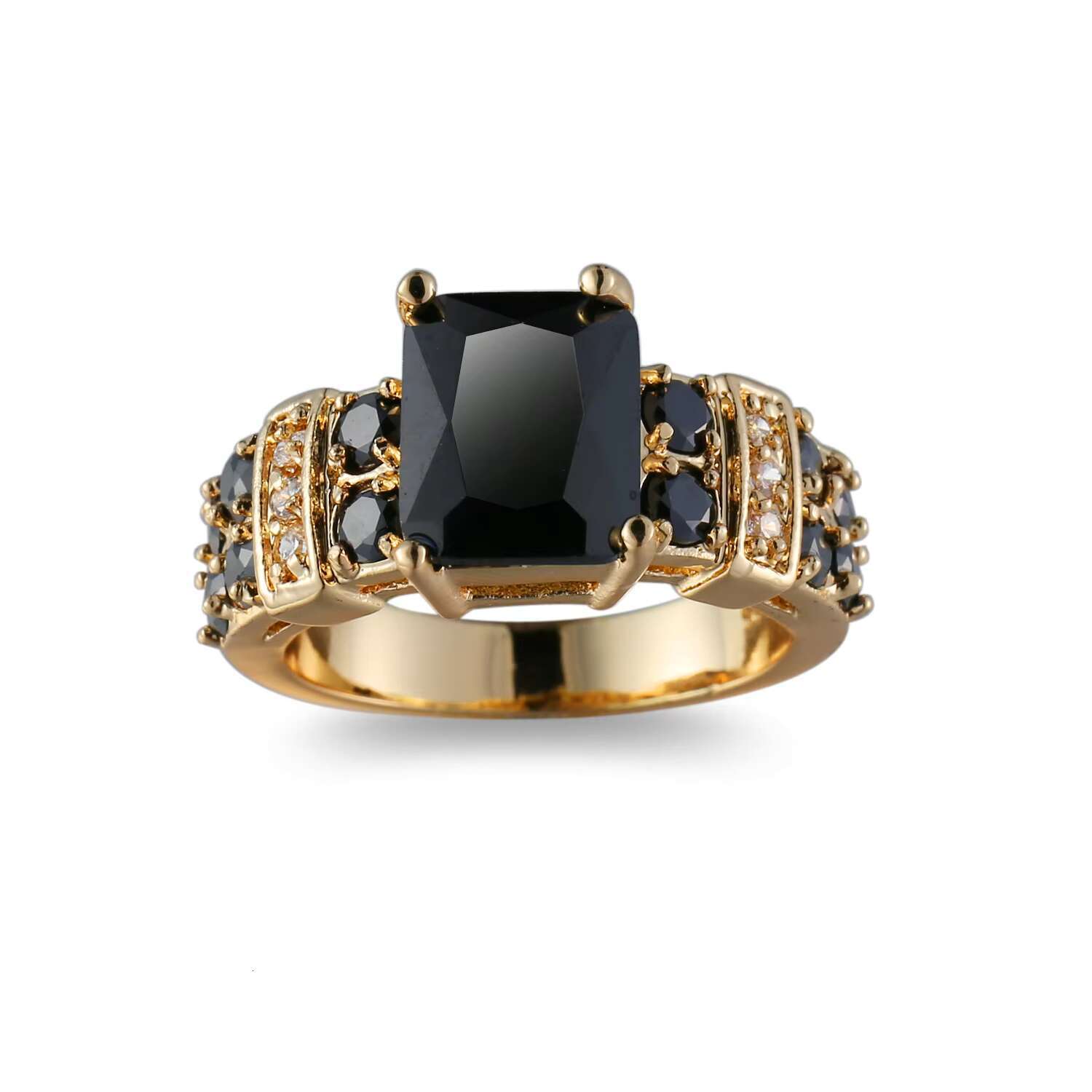 Jachon Luxurious and Elegant Ring White Diamond Ring Wedding Rings for Ladies