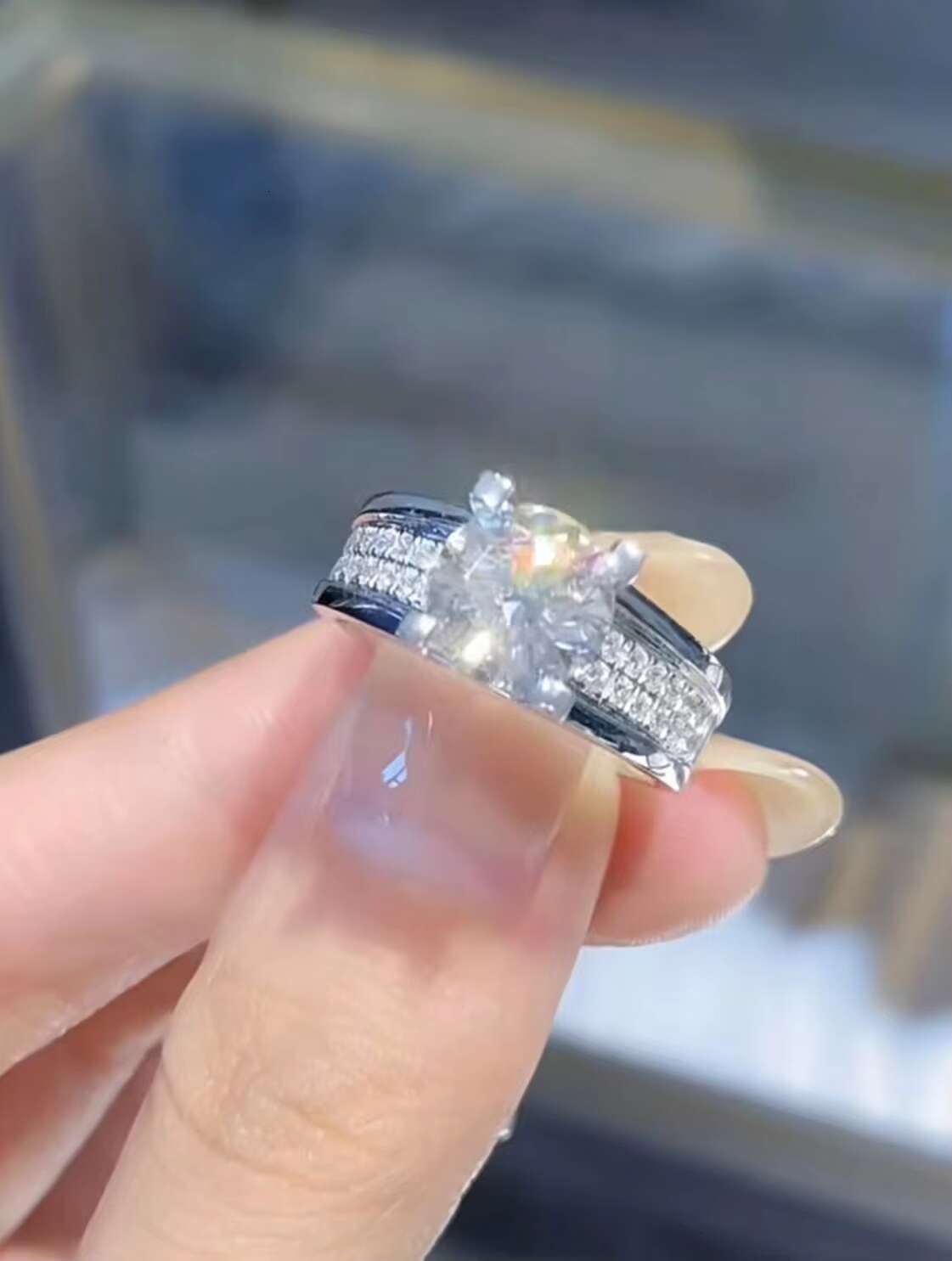 Diamond 14K 16K 18K Gold Lab Grown Diamond Ring Gift Wedding Engagement Certified