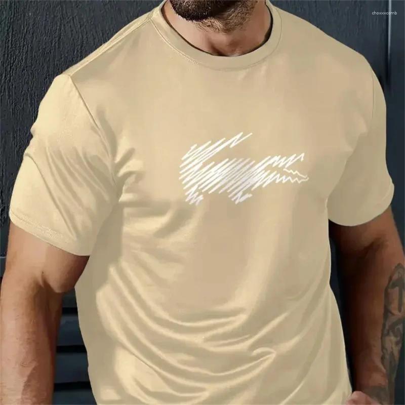 Men's T Shirts Casual T-Shirt Summer Crocodile Pattern Short Sleeved 3d Printing Tees Outdoor Oversized Men Clothing