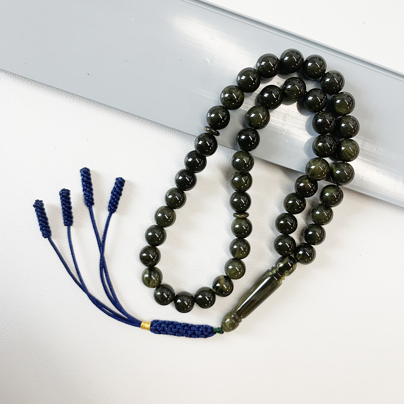 Resin Muslim Prayer Beads with Mixed Colors - Durable Rice Flower Design