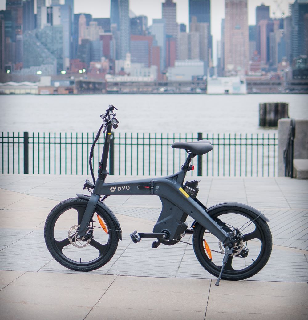 UK STOCK DYU T1 20 Inch Foldable Electric Bike Pedal Assist 250W Motor 36V 10Ah City E-Bike for Adults Portable Bicycle 25km/h Urban commuter bikes