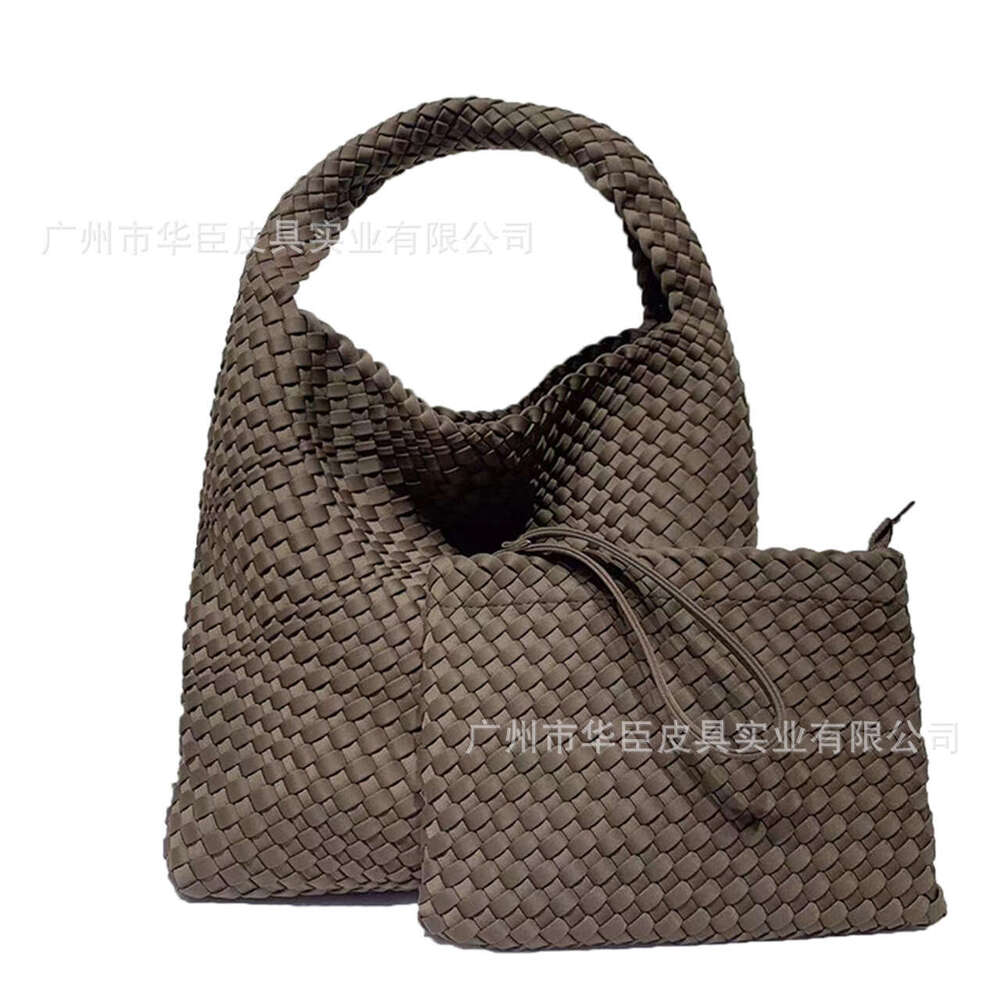Tote Bag Handwoven Tote Large Capacity Mother Daughter Trendy Soft Handbag Mommy Bag Shoulder Bag Braided Handbag