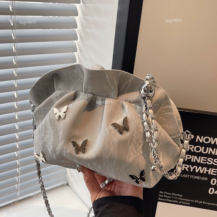 Top quality Brand High Quality New Style Free Delivery Designer Bag Crossbody for Women Korean Niche High-end Trendy Pleated Shoulder Fashionable Comm