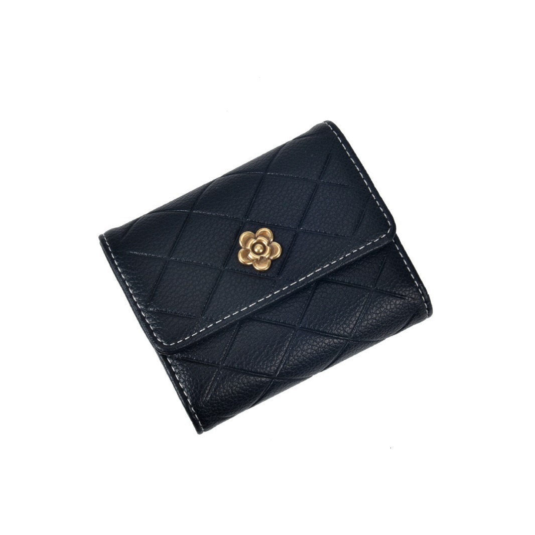 New Designer Wallet Unisex Travel Uxury Vintage Modern Genuine Leather Mini Coin Purse Magnetic Zipper Multicolor Black Pocket Cash Compartment