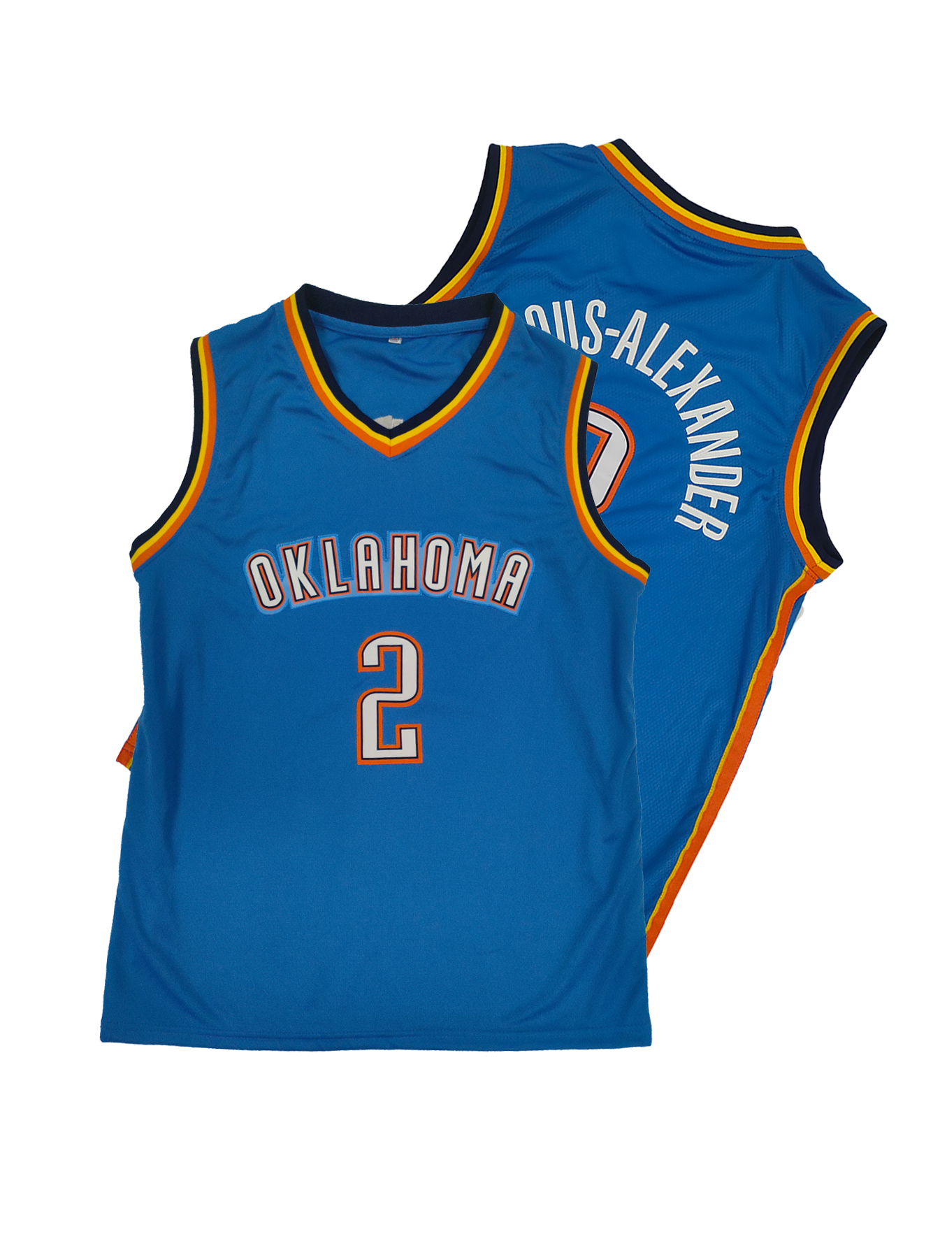 2 Gilgeous-Alexander Basketball Jersey Hartenstein Caruso Chet Holmgren Dort Holmgren Joe Wiggins Williams Any Number Name For Mens Women Youth