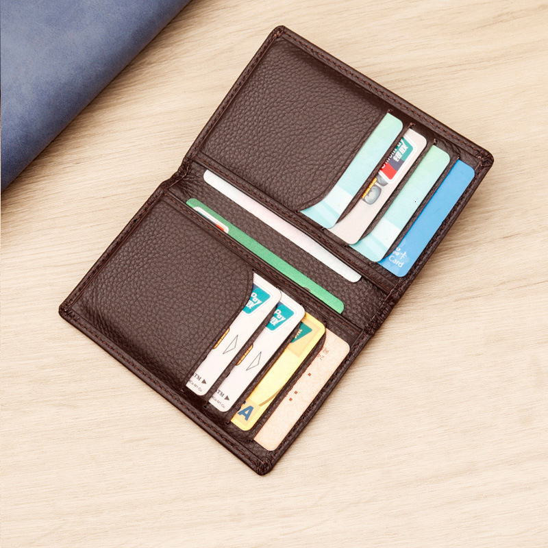 Fashion New Unisex Everyday Use Vintage Classic Faux Leather Mini Multiple Card Slots Snap Free Delivery White Coin Pocket Holder Credit