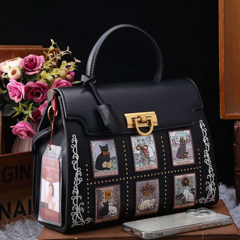 Light Brand Women's Handbag 2025 New Autumn And Winter Fashion Heavy Industry Painting Designer Shang Crossbody Bag Large