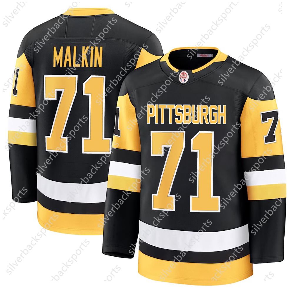 66 LEMIEUX 87 CROSBY Hockey Jerseys Stitched Personalized Name Number comfortable and breathable Jersey