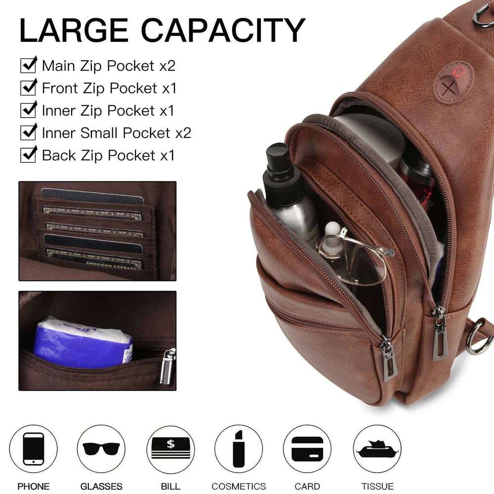 Shoulder Women's Chest Multi-Pocket Sports Crossbody Bags Men's Handbags New