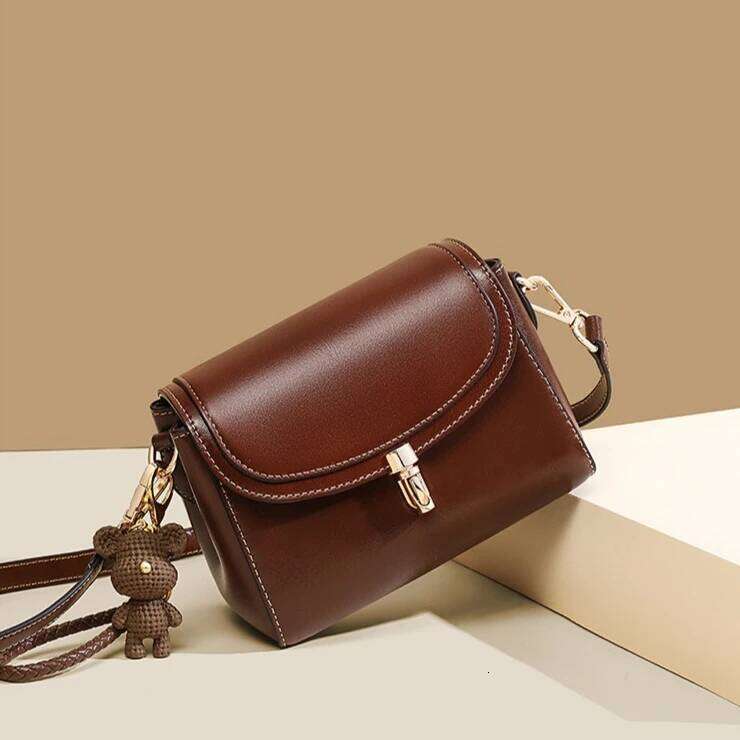 Premium Sense Of Fashion Small Square Shoulder Crossbody Bag, Versatile Leather Women's Bag