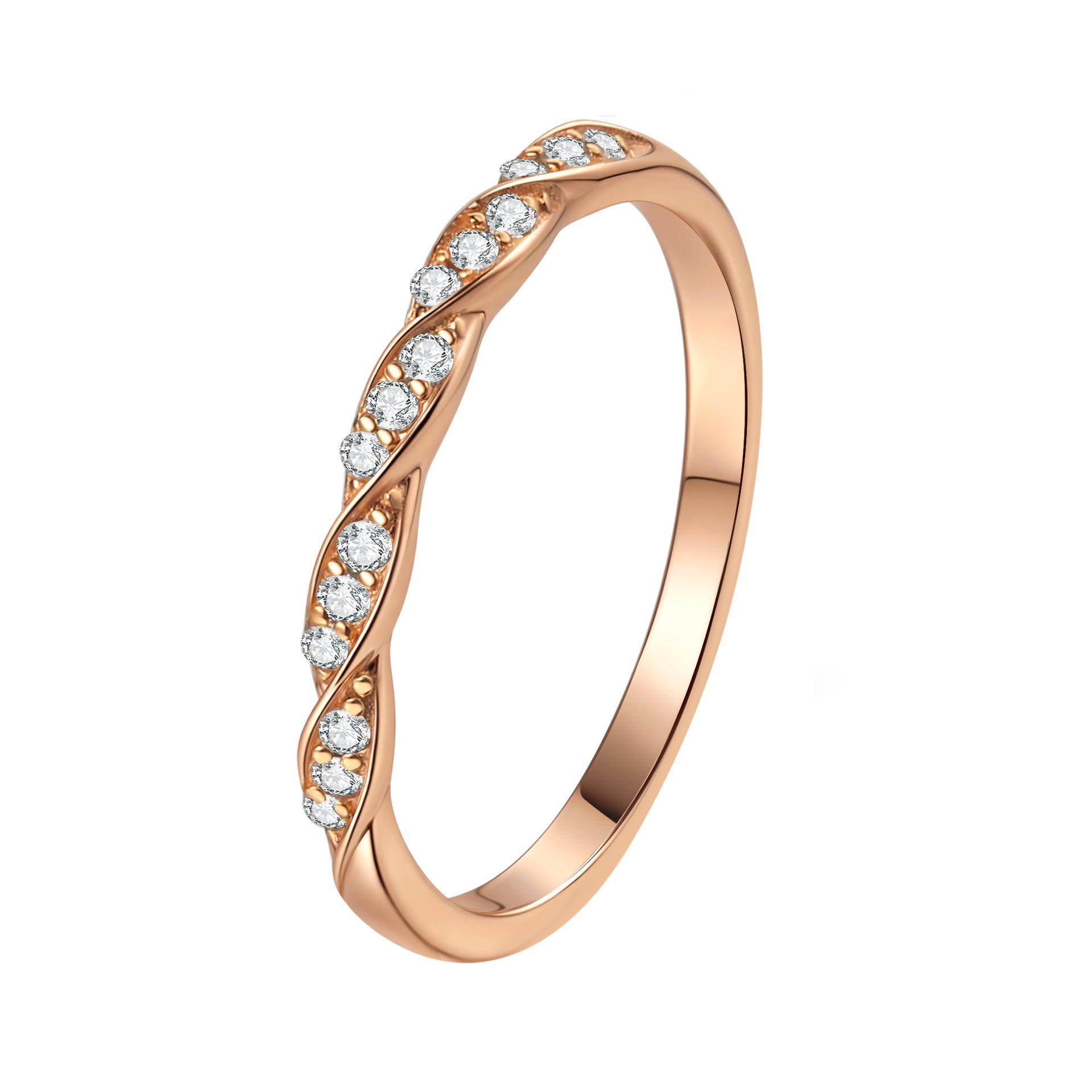 Women's Unisex Wrist Accessory: Handcrafted Dazzling Wave Motif S925 Silver Ring Set With Real Moissanites