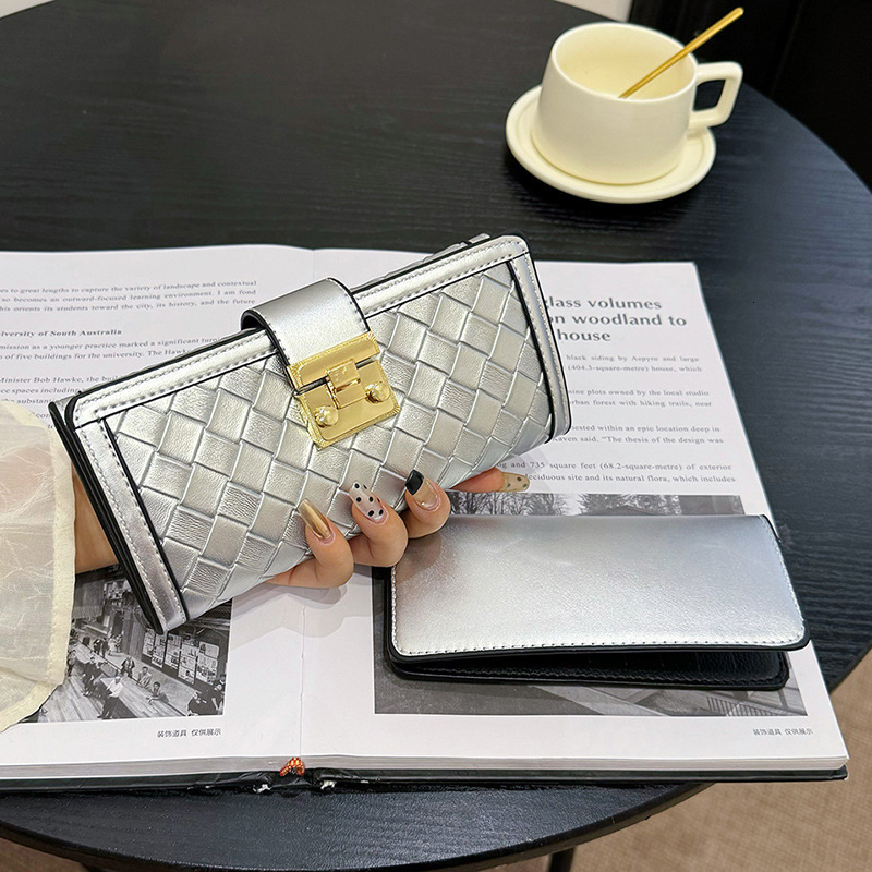 New Unisex Wallet Women Travel Everyday Use Modern Leather Genuine Coin Purse Mini Snap Multiple Card Slots Multicolor Brown Cash Compartment Credit H