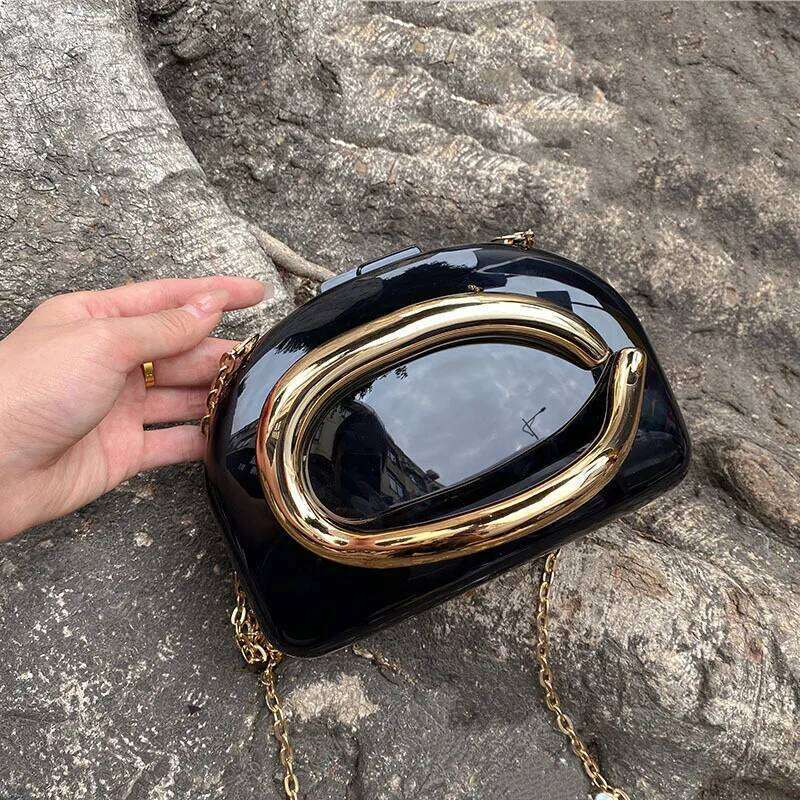 Women's Bags Designer Candy Color Acrylic Clip For Shoulder Clutch Evening Bag Clear Wedding Women Handbag Mini Crossbody Bags