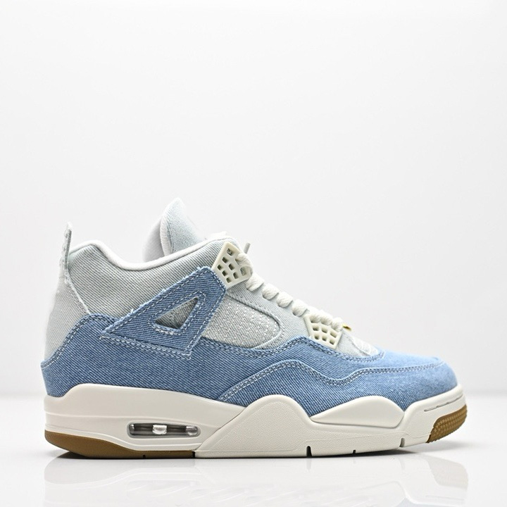 Shoes Latest Designer Brand 4 Retro Denim Worm Blue Basketball 36-47.5