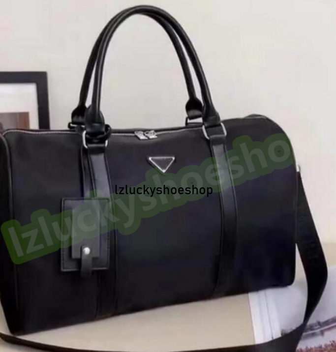 Fashion Nylon Black Travel Bags Handbags Large Capacity Holdall Carry on Luggages Top Quality Duffel Bags Luxury Men Luggage Gentleman Commerce Tote Bag