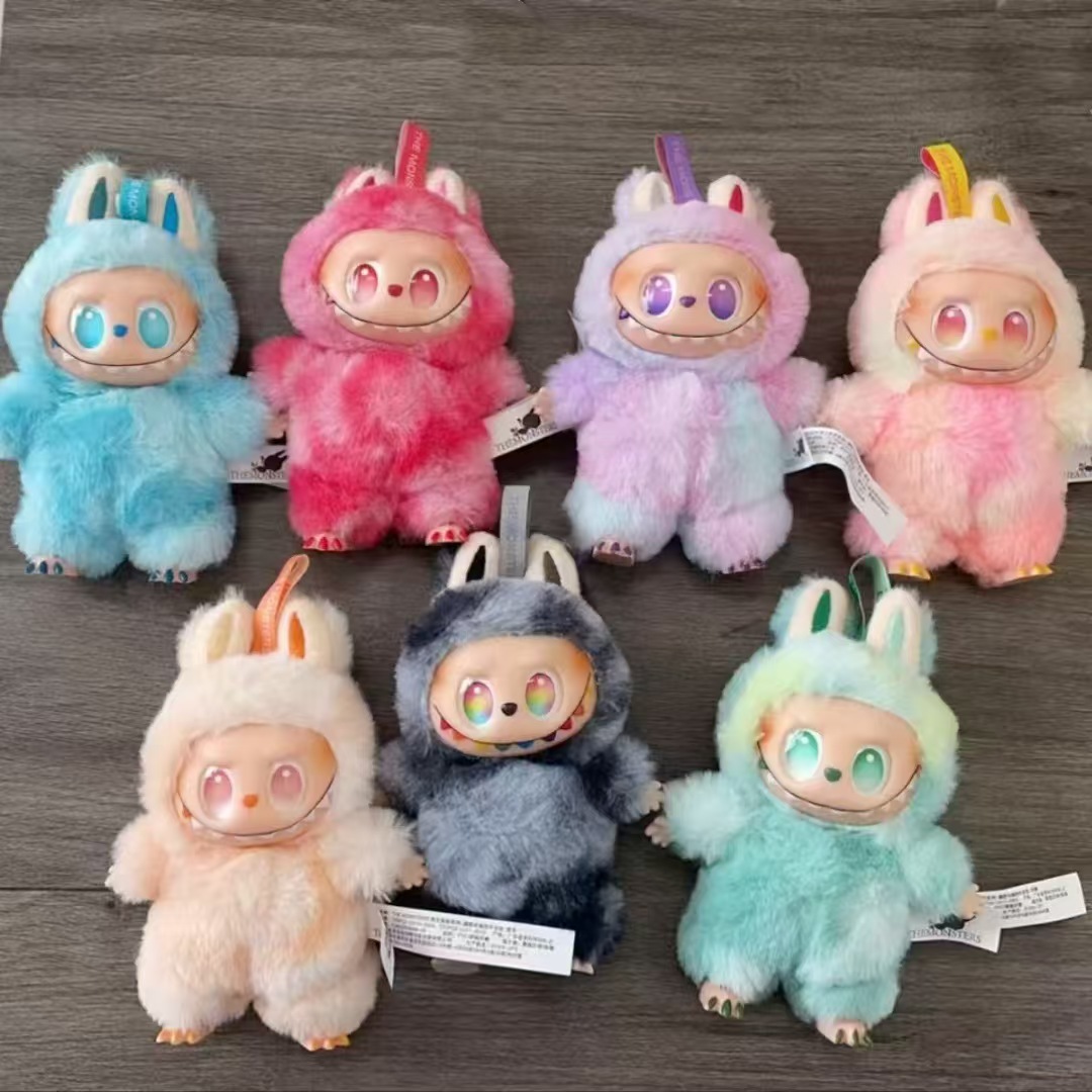 Labubu Vinyl Plush Dolls - Special Edition Blind Box Set with Three Generations 1box 6PCS