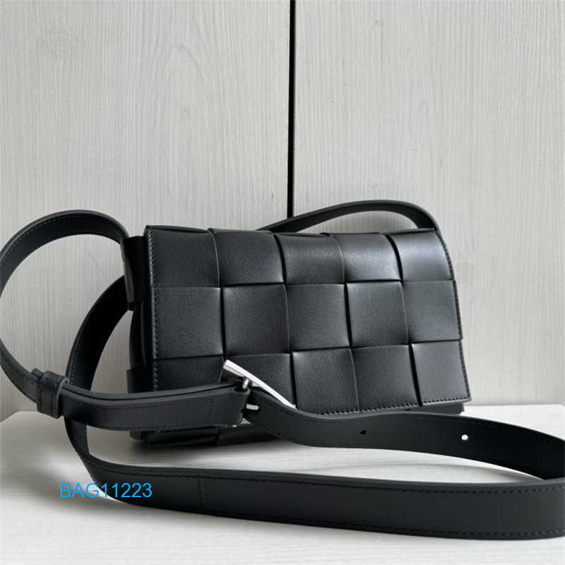 Luxury Bag Unisex Shoulder Bags Cassette Woven Cowhide Cassette Rubiks Cube Bag Diamond Grid Woven Flap Bag Black and Green Crossbody Shoulder Bag Goodsf89 UIWE