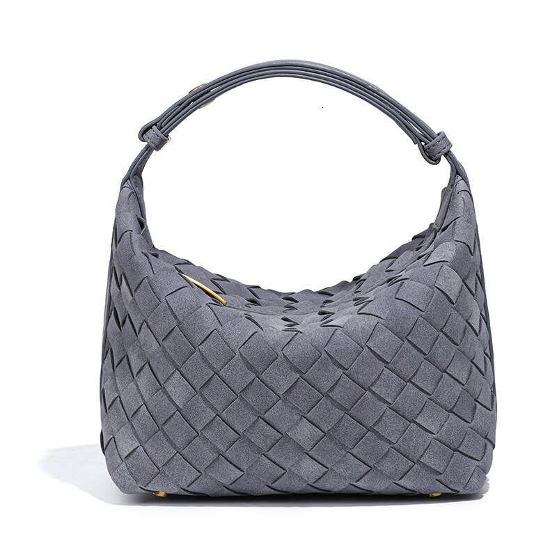 Tote Bag Braided Handbag Handwoven Niche Design High End New Lunch Box Fashion Matte Shoulder Handbag Solid Color Crossbody Bag Shoulder Bag