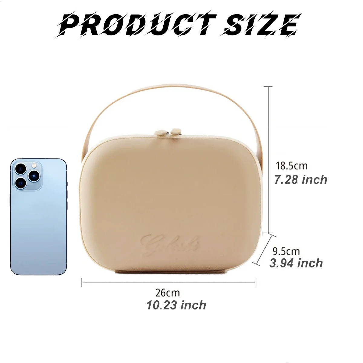 EVA Waterproof Travel Cosmetic Bag Portable Makeup Brush Storage Bag 250528
