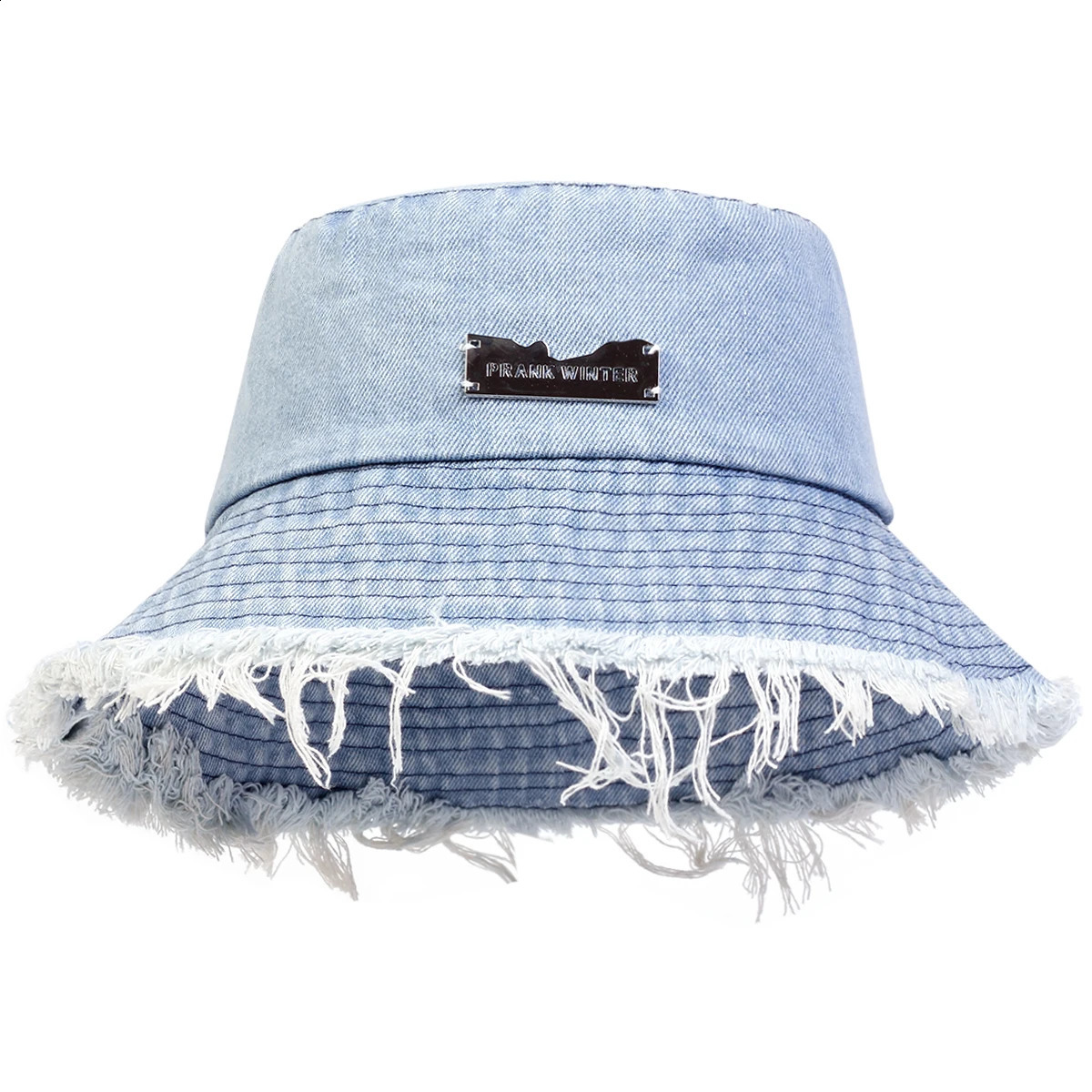 Unisex PRANK Label Personality Cowboy Bucket Hats Fishermen Caps Outdoor Casual Cap Sunscreen Hat 250523