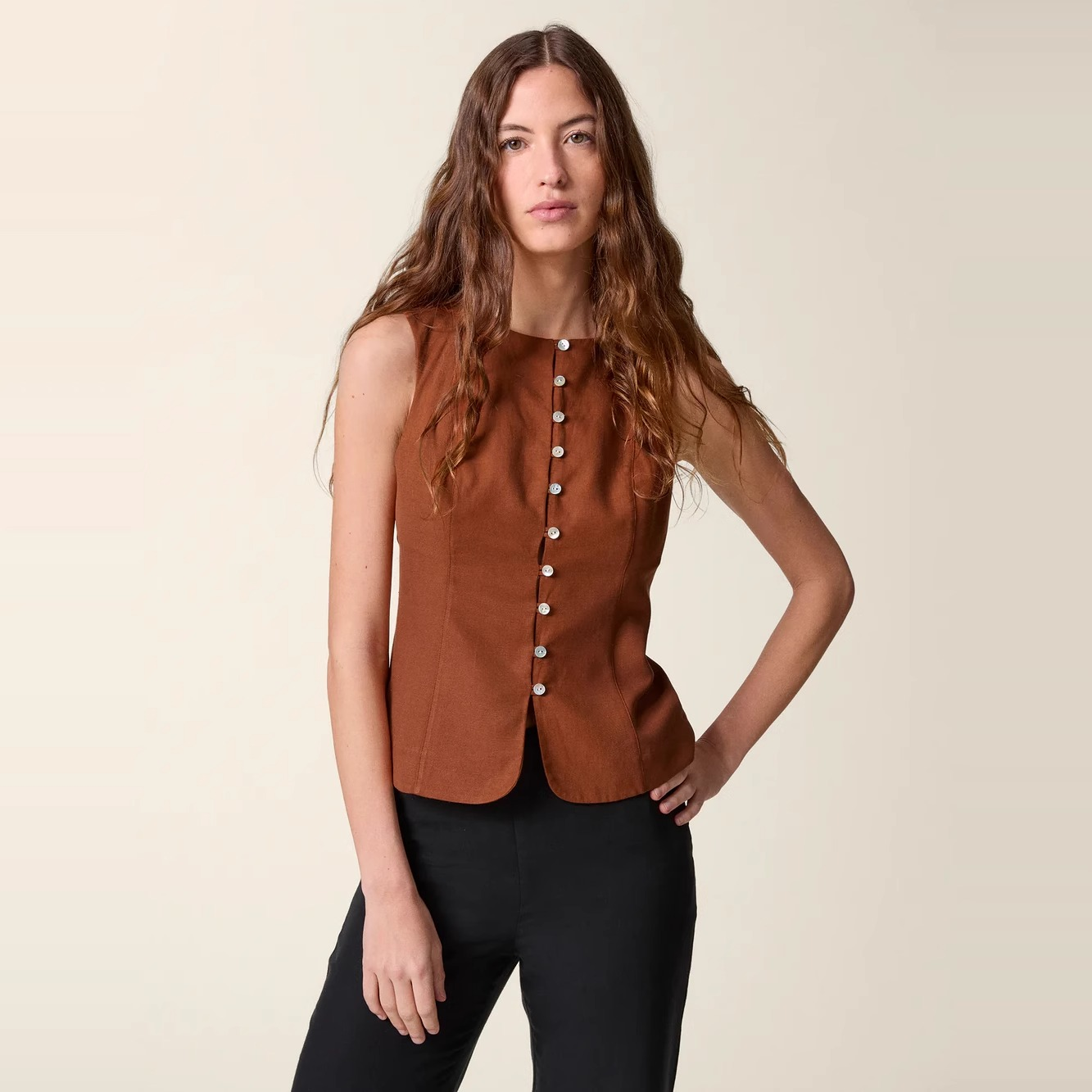 Designer Vest Top for woman and mens luxury brand running vest homme veste puff.M374