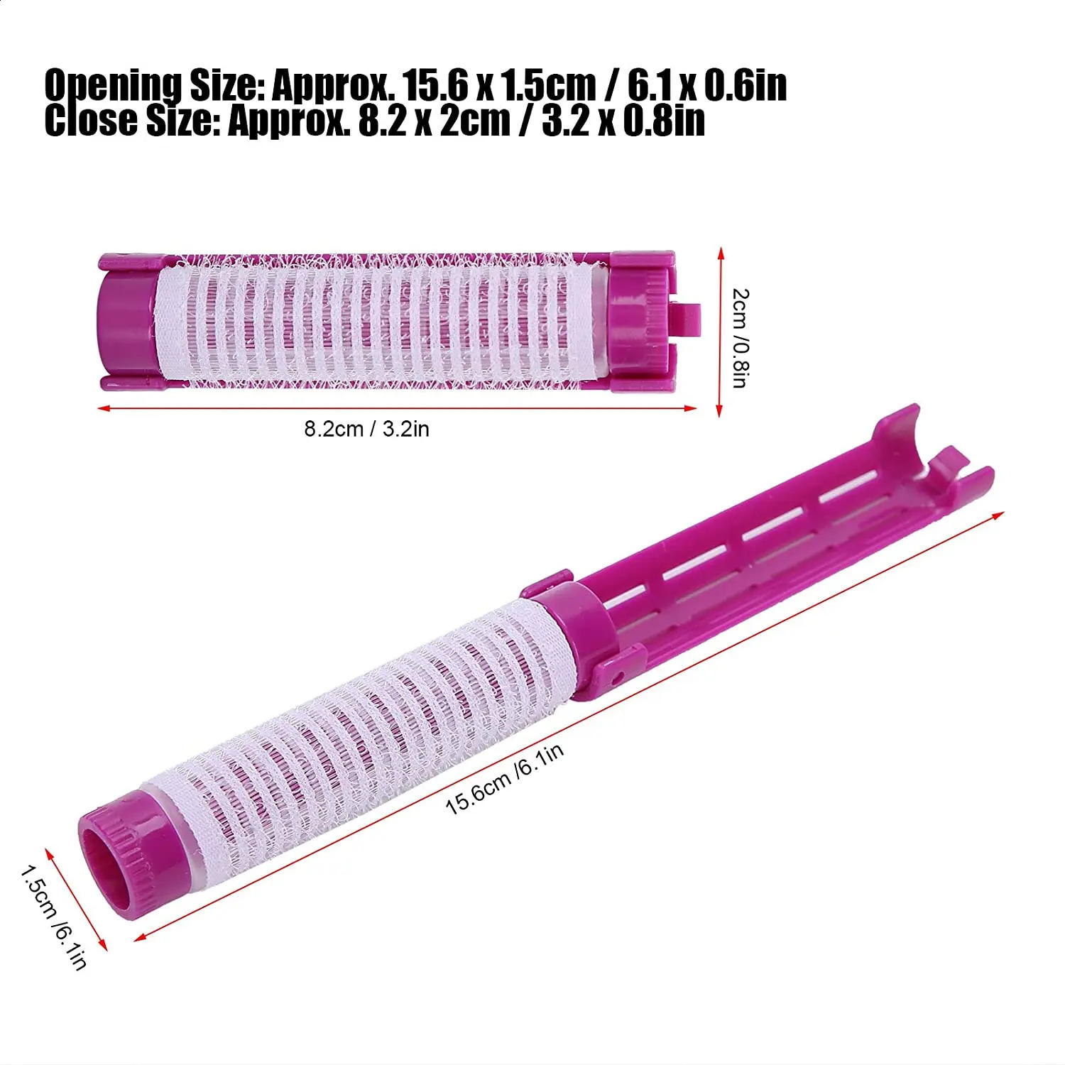 10pcs Hair Perm RodsFluffy Perming Rod Hair Roller Curler Kit Perming Rods Hairdressing Styling Tool for Salon Barber Home 250519