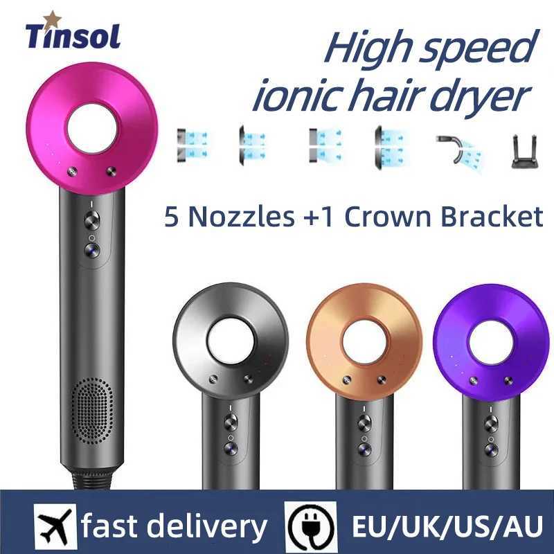 Professional Negative Ion Hairdryer Leafless Constant Temperature Hairdryer High Speed Home Negative Ion HairdryerXJ250528